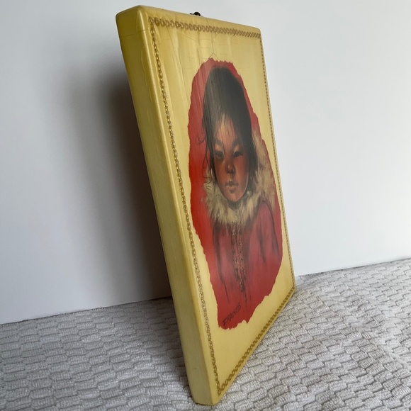 Vintage Dorothy Francis - EKALUK of Victoria Island - c. 1960s Print - Folk Art - Picture 10 of 16